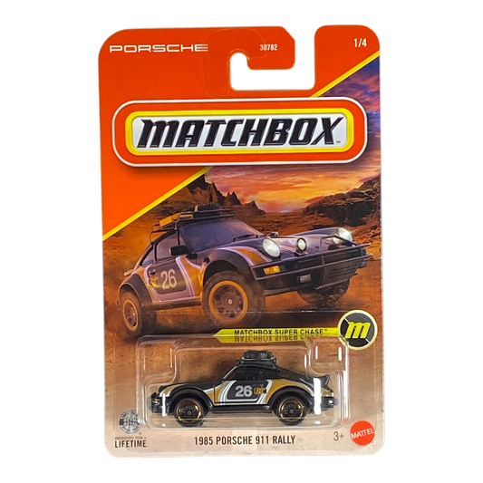 Matchbox 1985 Porsche 911 Rally 1/4 - Matchbox Super Chase